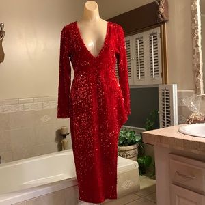 Red Evening Dress